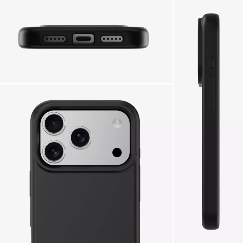 4smarts Cupertino kraštinis dėklas iPhone 17 Pro juodas 16 cm