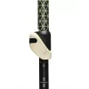 Trekking lazdos Juoda Diamond Trail Cork, reguliuojamos 100–140 cm, aliuminis, kamštinė/EVA rankena, 3 segmentų, žalia/smėlio