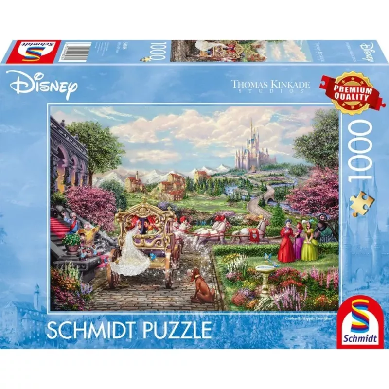 Thomas Kinkade Studios: Disney Dreams Collection - Cinderella Happily Ever After, dėlionė 1000 dalių
