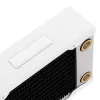 Radiatorinis filtras Watercool 24117 — žalvaris/varis/nerūdijantis plienas, balta, 278×120×48 mm