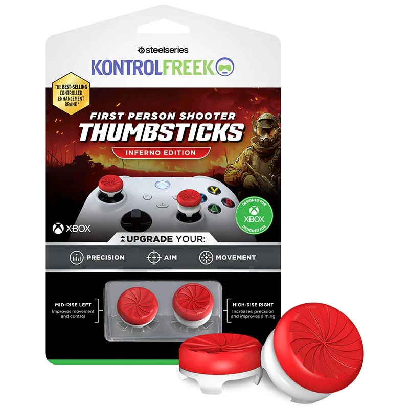 Analoginės svirties rankenėlės Steelseries 6150-XBX raudonos Xbox One Series S X