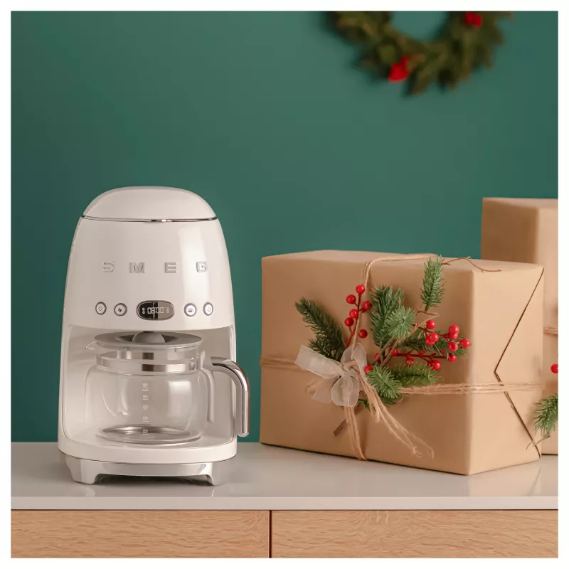 Smeg 50's Style DCF02CREU kavos aparatas 1,25 l kreminis