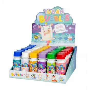 Burbulų rinkinys Tuban DISPLAY MAŽI MUILO BURBULAI MIŠRUS 36 VNT. x 60 ml