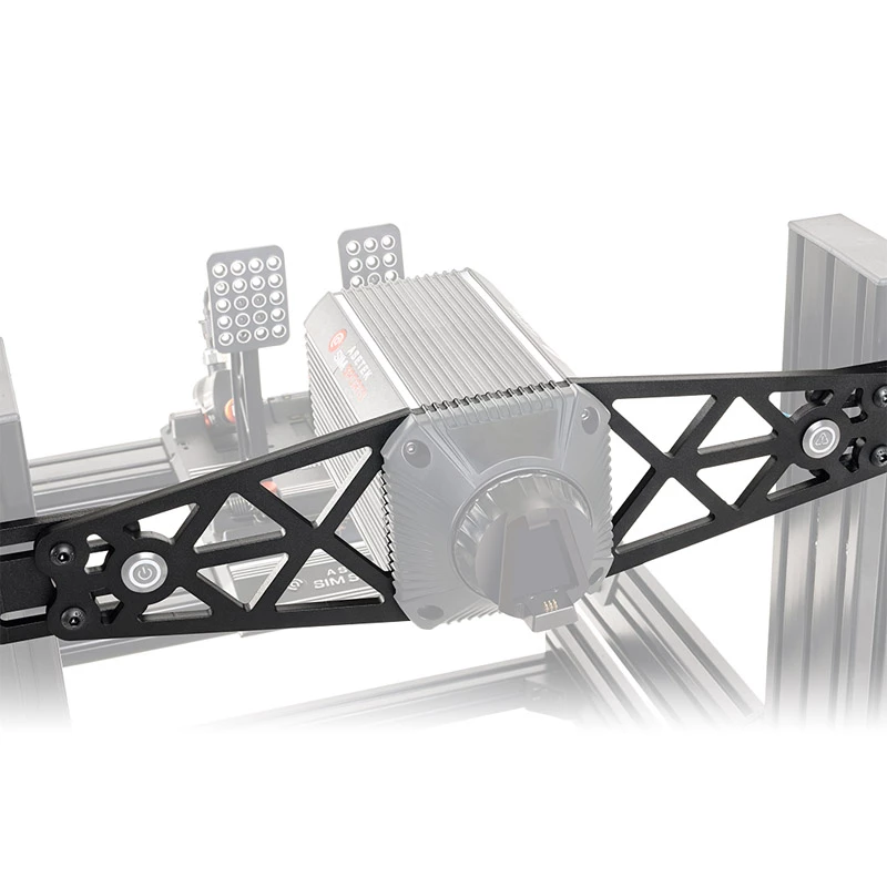 Laikiklis Asetek SimSports plieninis juodas 135x535x168mm