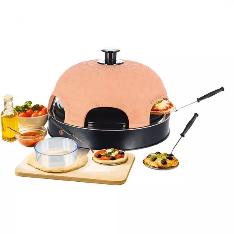 Picų kepimo aparatas Emerio PO-115984 6 picoms 1200 W juoda oranžinė