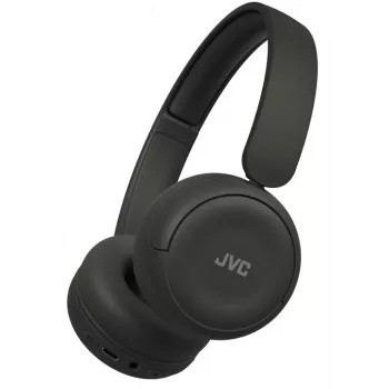 Ausinės JVC HA-S59W — laidinis ir belaidis Bluetooth, USB‑C, supraauralinės, 20–20000 Hz, 1,2 m kabelis, 148 g, juodos
