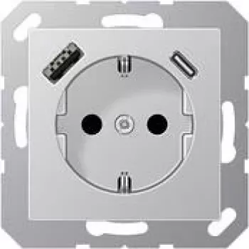 JUNG A1520-15CAAL - F tipas - 5 - 35 °C - Plastikas - IP20 - 16 A - 50/60 Hz