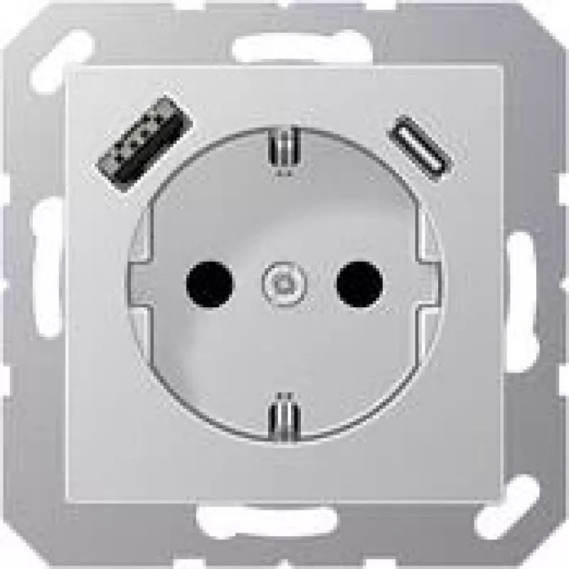 JUNG A1520-15CAAL - F tipas - 5 - 35 °C - Plastikas - IP20 - 16 A - 50/60 Hz