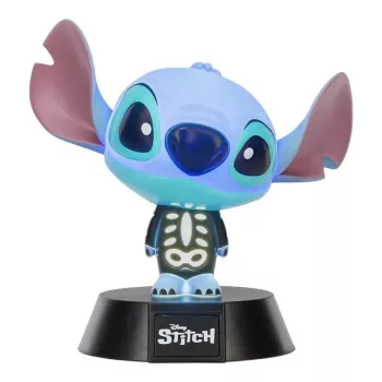 Stalinė lempa Paladone Stitch Skeleton Icon Light – personažo naktinė lemputė