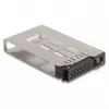 Kietojo disko laikiklis DeLOCK plonas Bay Mobile Rack 2,5 col. U.2 NVMe SSD juodas sidabrinis