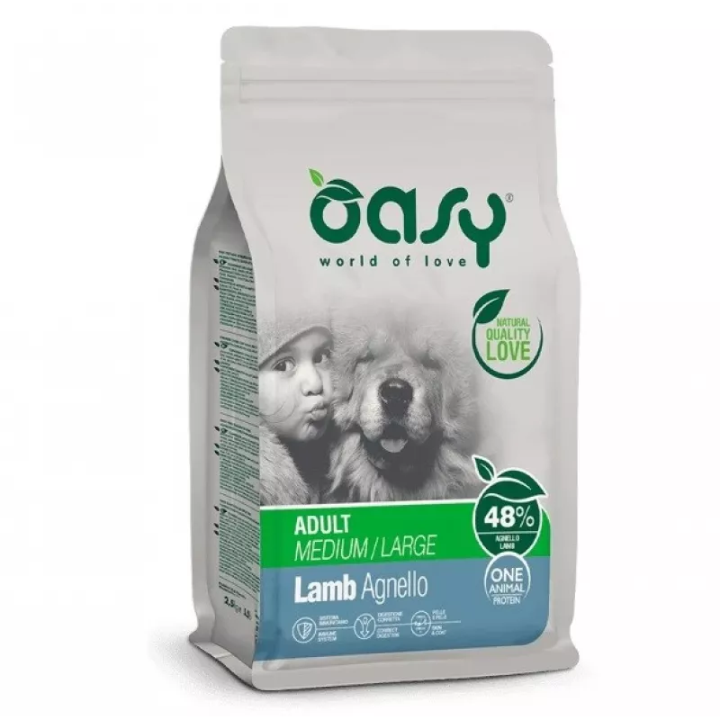 Oasy One Animal Protein Adult M/L Lamb 10kg