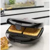 Clatronic ST/WA 3670 sumuštinių keptuvė 800 W Juoda, nerūdijantis plienas