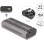 SSD dėklas DeLOCK 42029 USB Type-C 40 Gbps skirtas M.2 NVMe PCIe