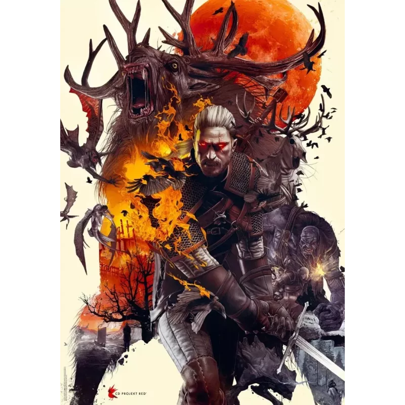 Good Loot Gaming Puzzle: The Witcher Monsters, 1000 vnt.