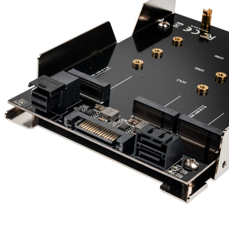 HDD/SSD korpusas SidabrinėStone SST-SDP12 — vidinis tvirtinimo laikiklis adapteris 3,5 colio/2,5 colio diskams