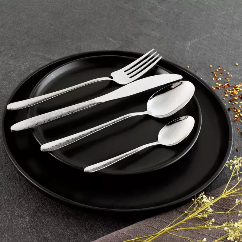 Stalo įrankių rinkinys Russell Hobbs BW04303EU7 24 vnt. nerūdijantis plienas – šakutės, peiliai, šaukštai