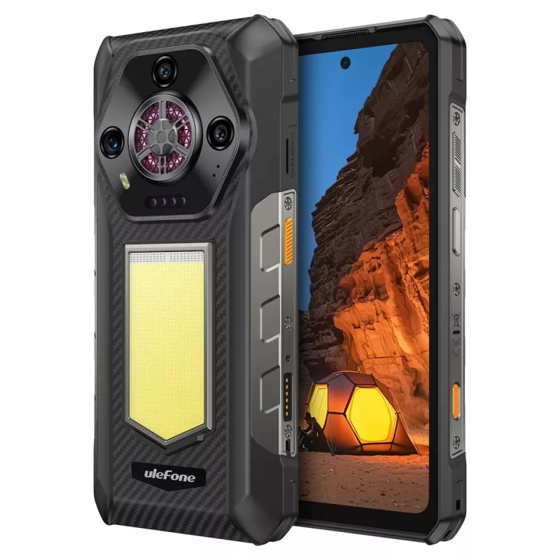 Patvarus išmanusis telefonas UleFone Armor 30 4G su Helio, 12 GB RAM, 512 GB atminties, juodas, energijos klasė A
