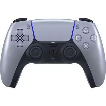 Belaidis žaidimų pultas Sony DualSense, skirtas PlayStation 5 — įmontuota ličio jonų baterija, giroskopas, haptinė vibracija, garsiakalbis, 3,5 mm lizdas, sidabrinis