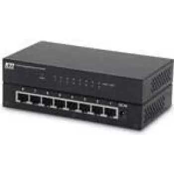 Switch kti networks KGS-SOHO-8 — nevaldomas 8 prievadų 10/100/1000 Mbps Gigabit Ethernet komutatorius