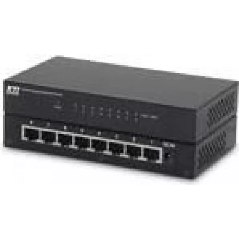 Switch kti networks KGS-SOHO-8 — nevaldomas 8 prievadų 10/100/1000 Mbps Gigabit Ethernet komutatorius