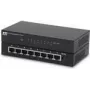 Switch kti networks KGS-SOHO-8 — nevaldomas 8 prievadų 10/100/1000 Mbps Gigabit Ethernet komutatorius