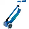 Primo Foldable Plus Lights, Scooter tamsiai mėlyna/turkio