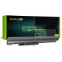 Green Cell - Nešiojamojo kompiuterio baterija (ekvivalenti: HP LA04) - Ličio jonų - 4 elementai - 2200 mAh - Juoda - skirta HP Pavilion Laptop 15, Pavilion TouchSmart 15 (HP92)