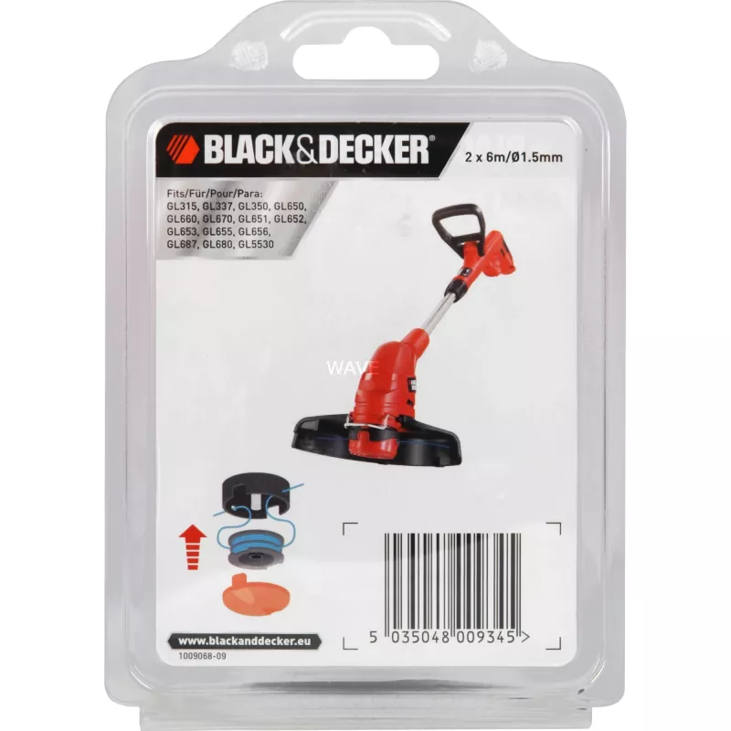 Žoliapjovės / žoliapjovės priedas Juoda & Decker A6441-XJ