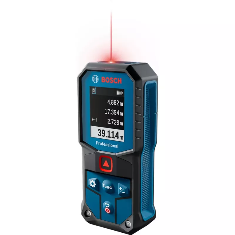 Lazerinis atstumo matuoklis GLM 40-31 Professional (Mėlyna/juoda, Matavimo nuotolis 50 m, raudona lazerio linija)
