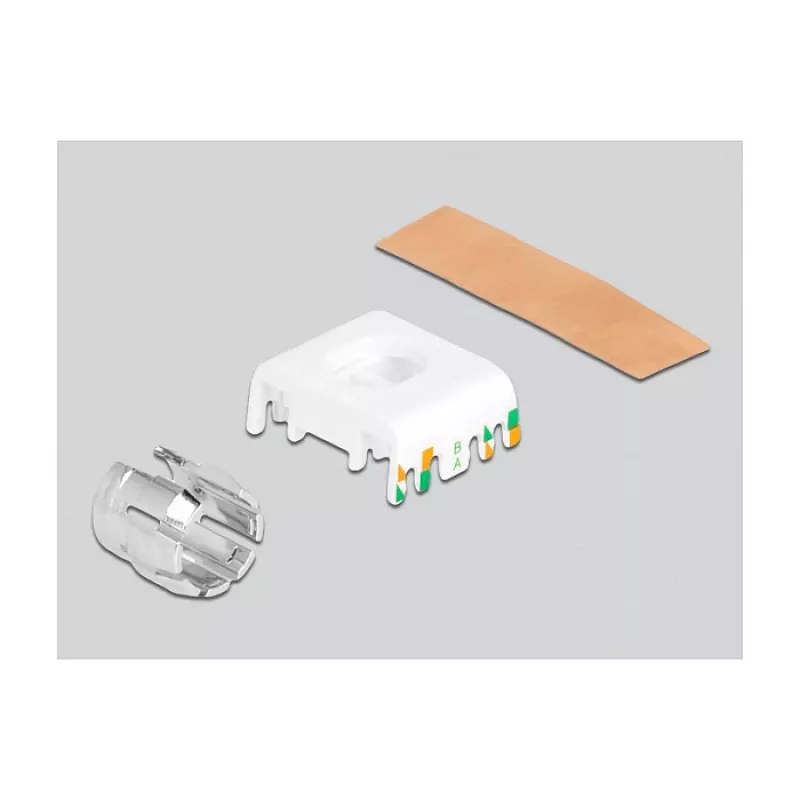 Keystone modulis RJ45 lizdas į LSA DeLOCK 87032