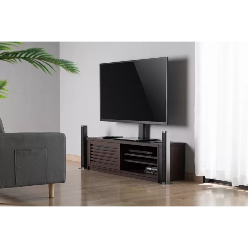 Gembird TVS-D55S-01 stalinis TV stovas (pasukamas), 23 - 55, juodas