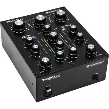 2 kanalų rotacinis maišytuvas Omnitronic TRM-202MK3 su EQ ir efektais