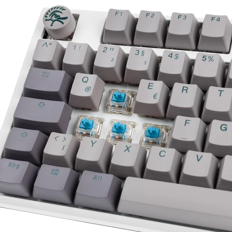 Ducky One 3 klaviatūra, žaidimų, USB, pilka