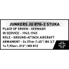 Statybinis rinkinys Cobi Blocks Junkers JU 87G-2 Stuka 571 vnt. modelio rinkinys