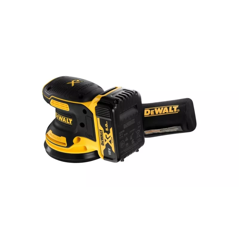 Disko šlifuoklis DeWalt DCW210N bešepečiu varikliu 18 V, 125 mm plokštelė, 8 000–12 000 OPM, 930 g