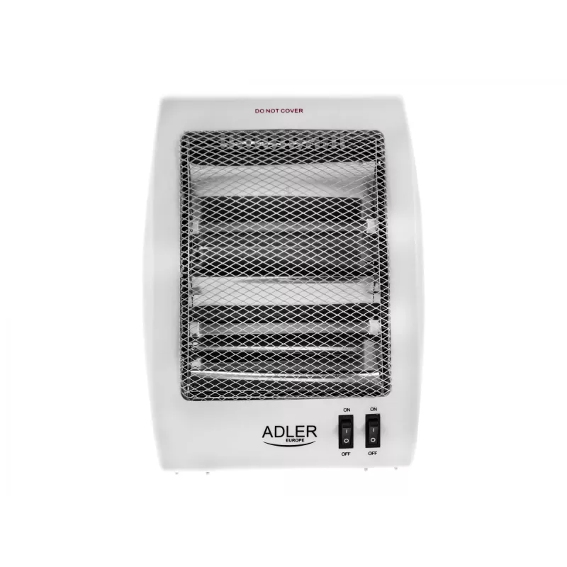 Adler | Šildytuvas | AD 7709 | Halogeninis šildytuvas | 800 W | Galios lygių skaičius 2 | Balta