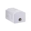Lanberg OU5-0001-W lizdinė dėžutė RJ-45 Balta