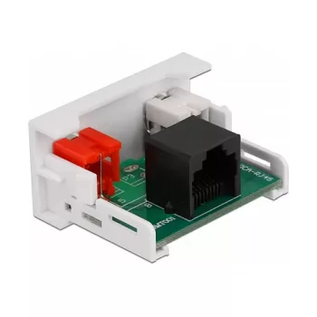 DeLOCK Easy 45 modulis 2 x RCA lizdas į RJ45 lizdą 22,5 x 45 mm
