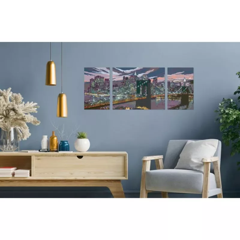 Tapyba pagal numerius - Creart nauja York Skyline