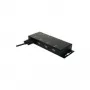 EXSYS EX-1166HMV 4 prievadų išorinis USB 2.0 metalinis prisukamas šakotuvas
