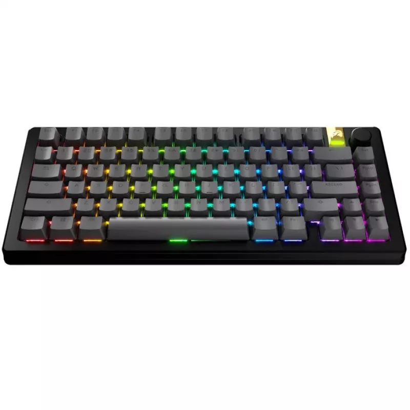 „GLORIOUS GPBT Basics PBT Dye-Sub Armor Pilka ANSI“ klavišų dangteliai