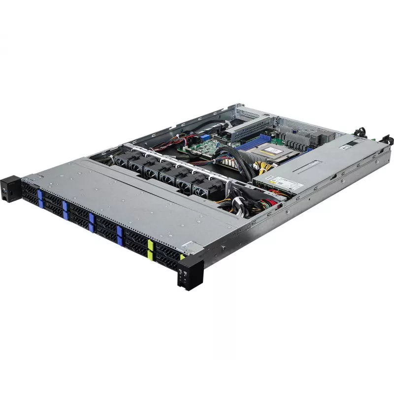 ASRock 1U8S4E-GENOA/2T serverio barebone SoC lizdas SP5 (LGA 6096) Rack (1U)