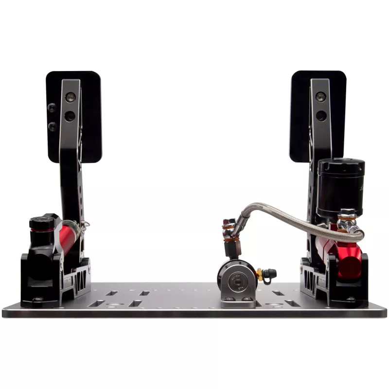 Simagic P2000 hidraulinis 2 pedalų rinkinys, 200KG apkrovos jutiklis – Crimson Edition
