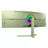 Lenktas kompiuterio monitorius Arozzi Nova 49 coliai (124,5 cm) Dual QHD 5120×1440 LED VA, 4 ms, žalias