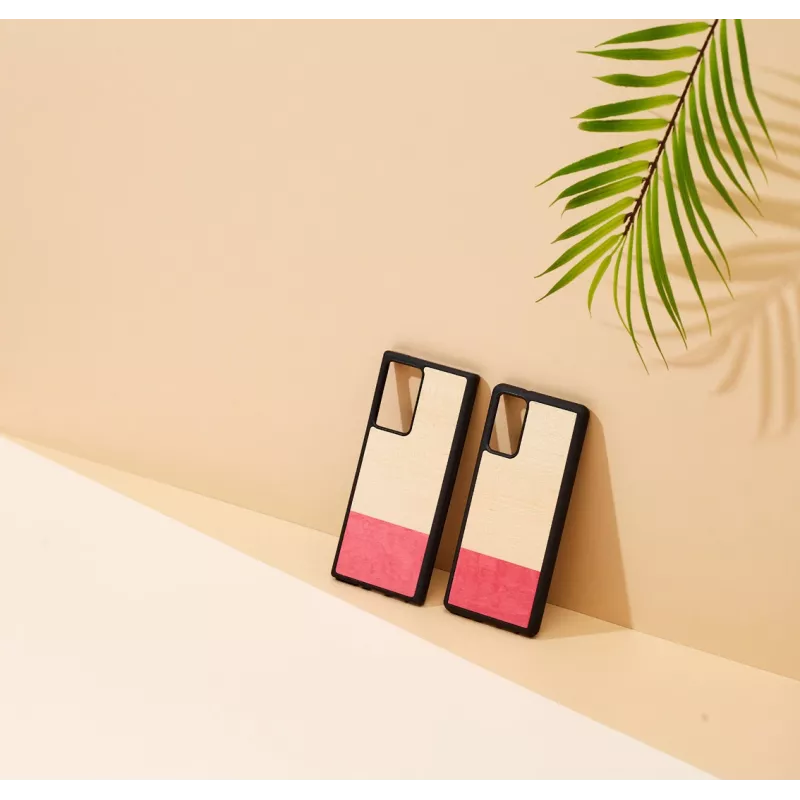 Telefono dėklas Man and Wood Galaxy Note 20 — miss match Juoda