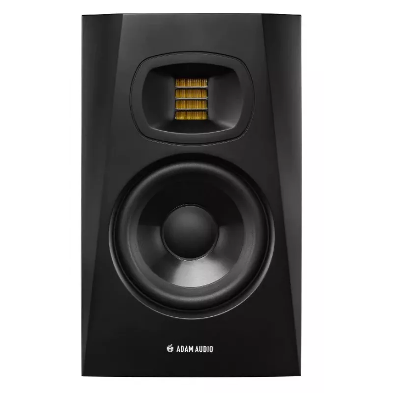 Studijiniai monitoriniai garsiakalbiai ADAM AUDIO T5V, 5 colių žemų dažnių garsiakalbis, 1,9 colio aukštų dažnių garsiakalbis, 45–25 000 Hz, 106 dB, juodi