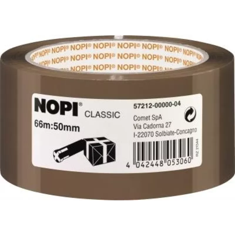 Pakavimo juosta Tesa NOPI Pack Classic 66 m × 50 mm, ruda