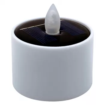 LED saulės arbatžvakė RealPower STL-4, 4 vnt. rinkinys, maitinamas baterijomis saulės LED arbatžvakės