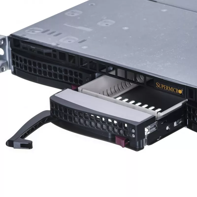 Supermicro SuperChassis 813MFTQC-350CB2 Rack Juoda 350 W