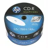 VERBATIM CD-R 52x 700MB spausdinami diskai — 50 vnt. pakuotė